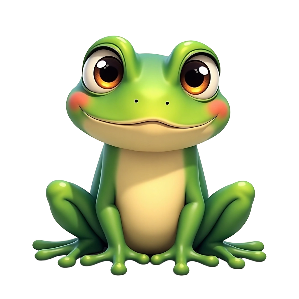 Cheerful Frog